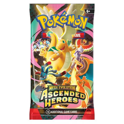Pokemon Mega Evolution Ascended Heroes Single Pack